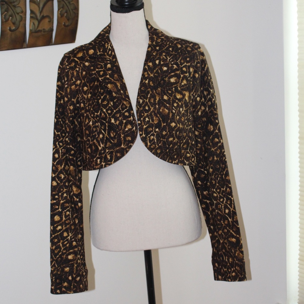 Laundry, collard crop long sleeve jacket